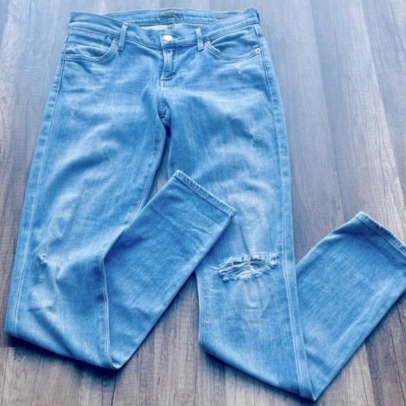 A. Gold E. | Jeans | Collette distressed skinny stretch jeans | Women 25 - Picture 2 of 10